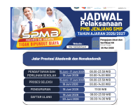 Jadwal SPMB Jalur Akademik, Non Akademik dan Afirmasi