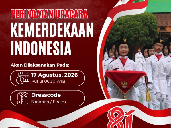 Undangan Upacara Bendera HUT ke-81 Republik Indonesia