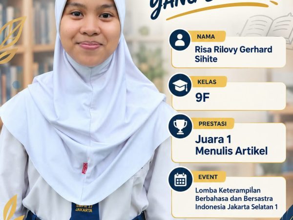 Juara 1 Lomba Menulis Artikel Lomba KBBI Jakarta Selatan 1