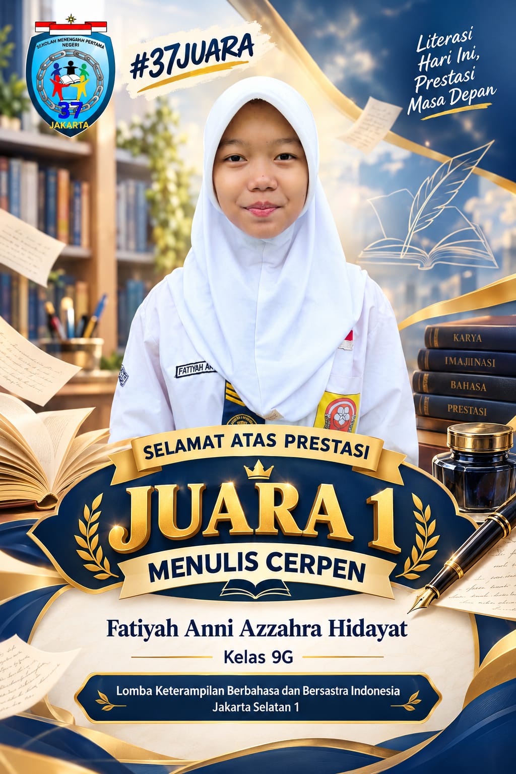 Juara 1 Menulis Cerpen 2026