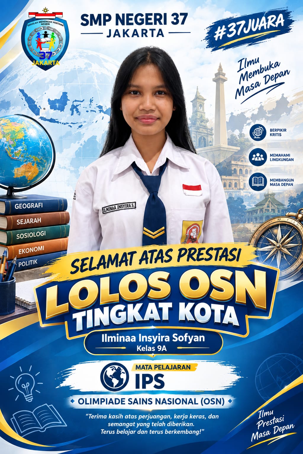 Lolos OSN IPS tingkat Kota